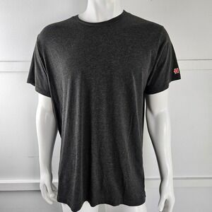 Homage Mens Dark Heather Gray T-Shirt Short Sleeve Crew Neck Size XL